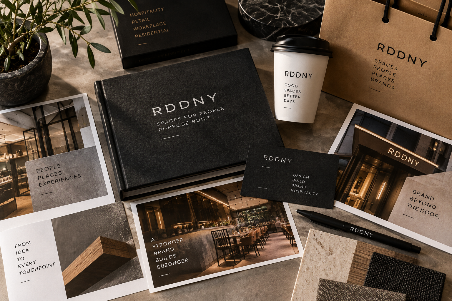 Environmental branding and branded interior design by RDDNY